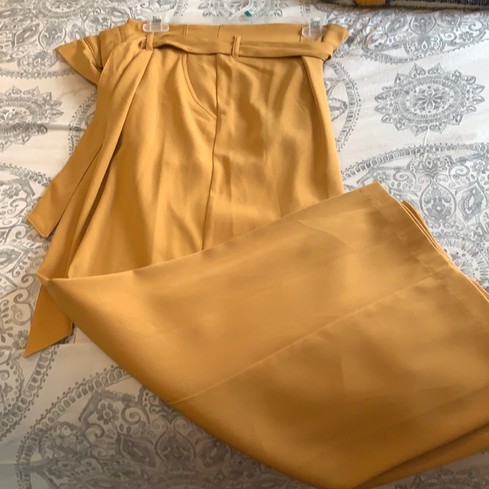 Gold pants